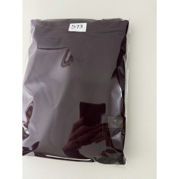 Wrangler Riggs Workwear Crew Neck Maroon Long Sleeve Work Shirt Mens Size LT - Picture 11 of 11